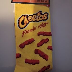 Flamin' Hot Casual Socks - Yellow and Red